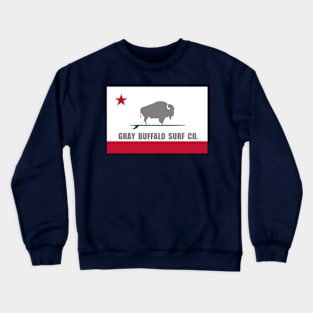 Gray Buffalo Cali Flag 2 Crewneck Sweatshirt